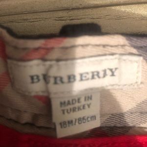 Boys Burberry Pants